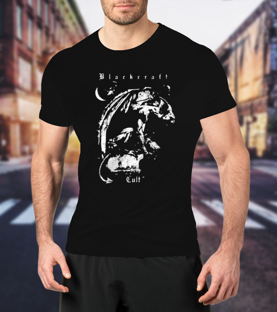 Blackcraft Cult Gargoyle Artwork Dark Aesthetic T-Shirt