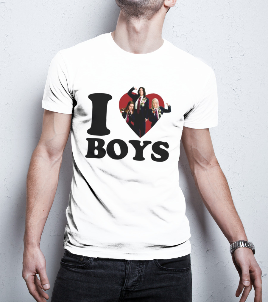 I Love Boys Mustardyardpress Boygenius Heart Trio T-Shirt