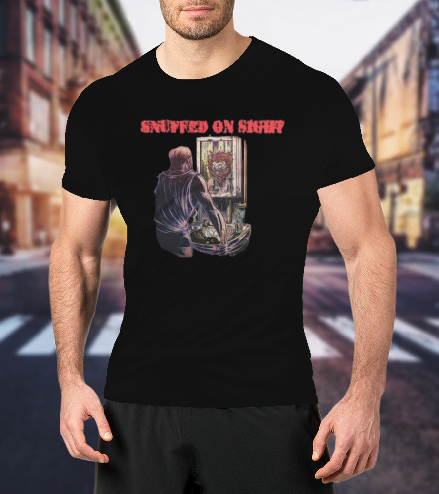 Snuffed On Sight No Clown Mirror Reflection Horror T-Shirt