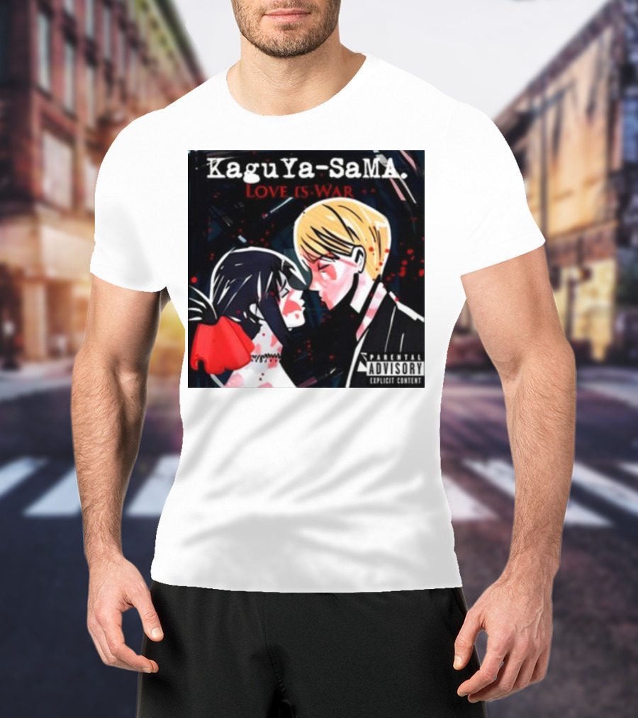 Kaguya-Sama Love Is War Explicit Content Parental Advisory T-Shirt