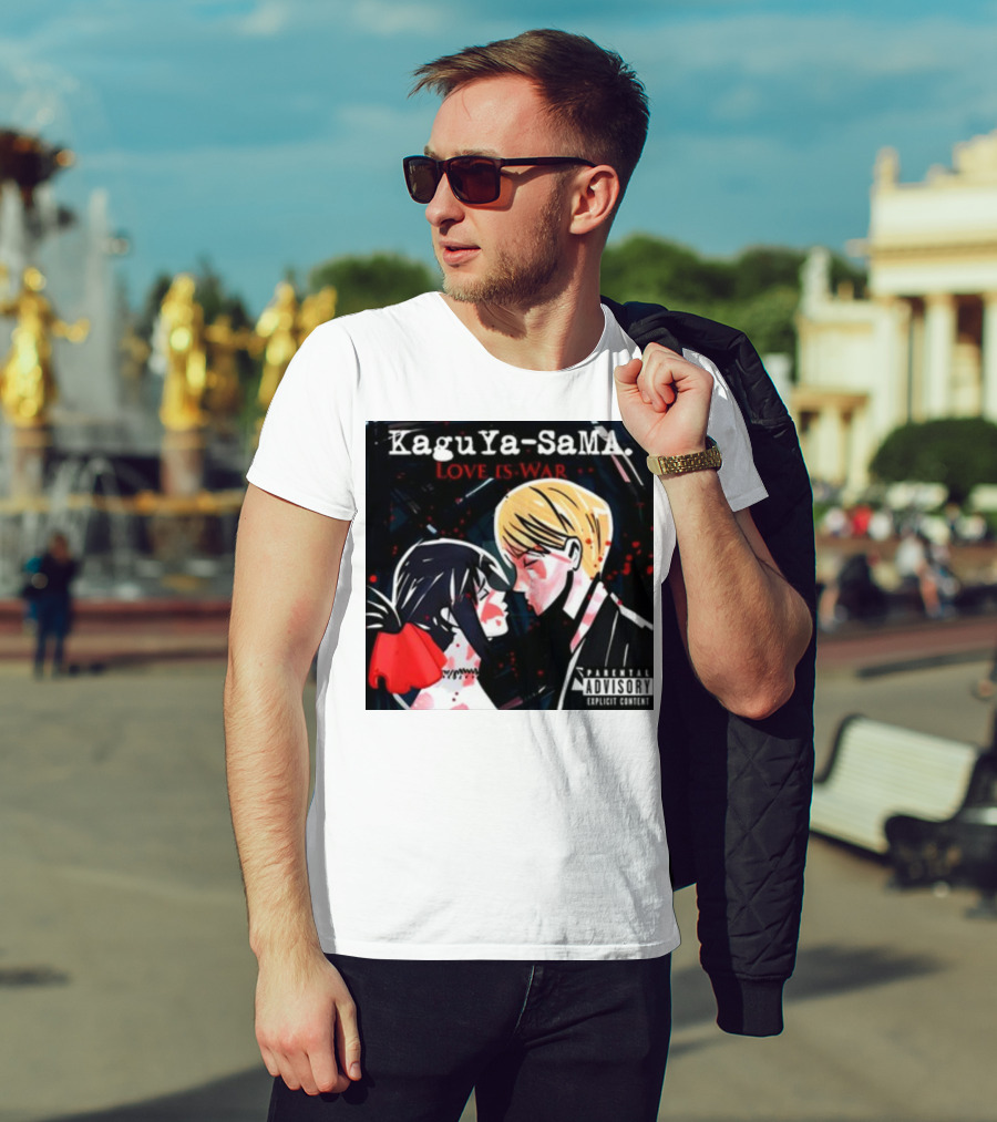 Kaguya-Sama Love Is War Explicit Content Parental Advisory T-Shirt
