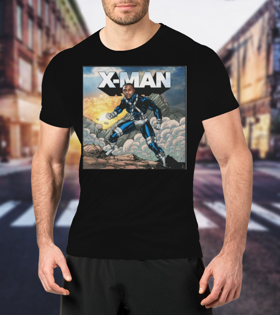 X-Man Carolina Panthers Xavier Legette Comic T-Shirt