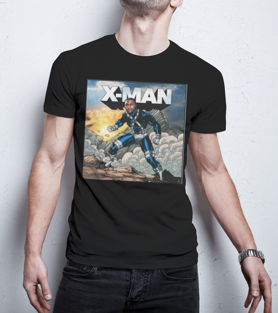 X-Man Carolina Panthers Xavier Legette Comic T-Shirt