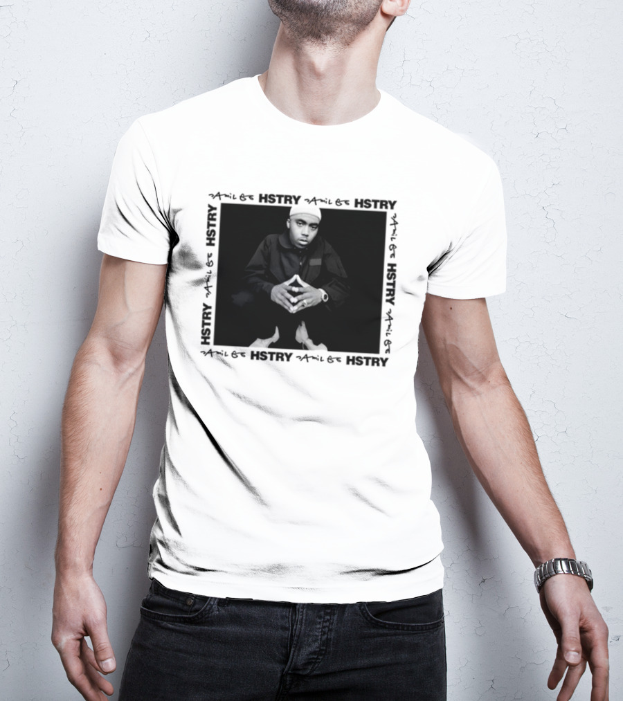 Hstry X Jamil Gs Hip Hop 50 Nas 90s Rap T-Shirt
