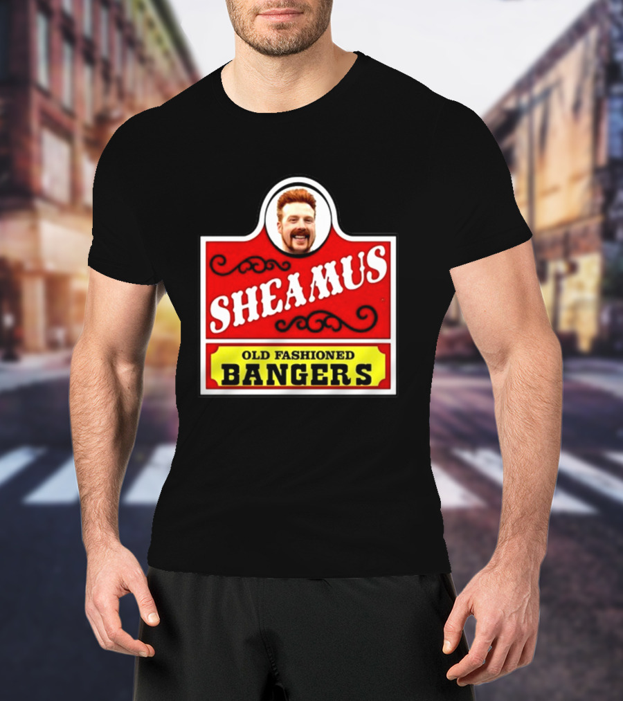 Sheamus Old Fashioned Bangers Retro Label T-Shirt