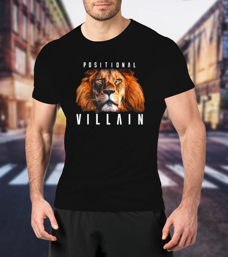 Positional Villain Lion Fierce Face T-Shirt