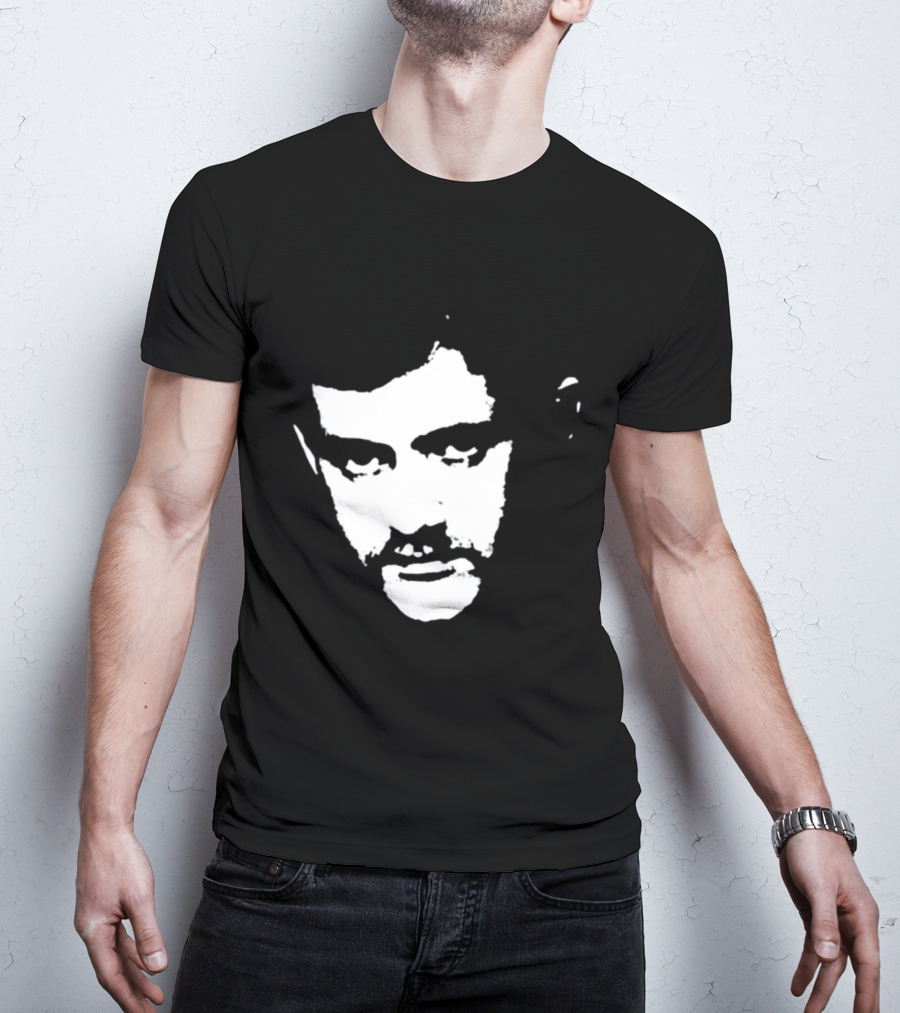 Patrick Cowley Black And White Face T-Shirt