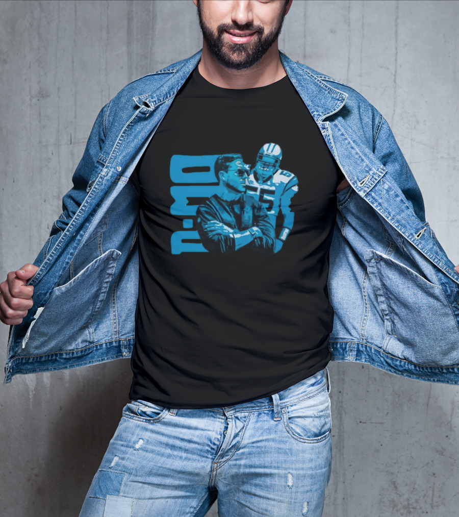 D-Mo Dan Morgan 55 Carolina Panthers Dave Canales Football Duo T-Shirt