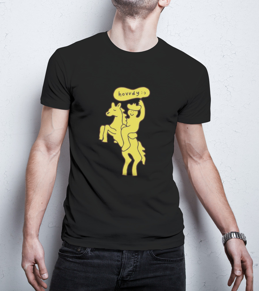 Hovvdy Jcrumb Cowboy On Horseback T-Shirt