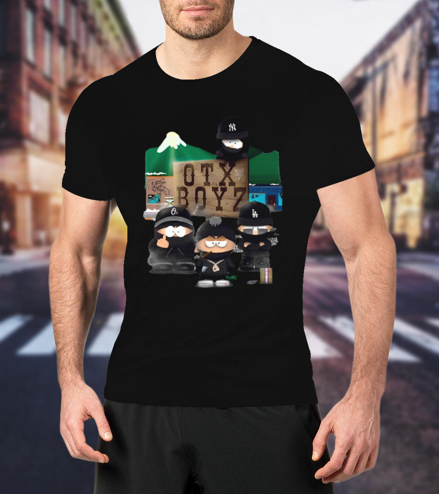 OTX Boyz South Park Parody Yankees Dodgers Mashup T-Shirt
