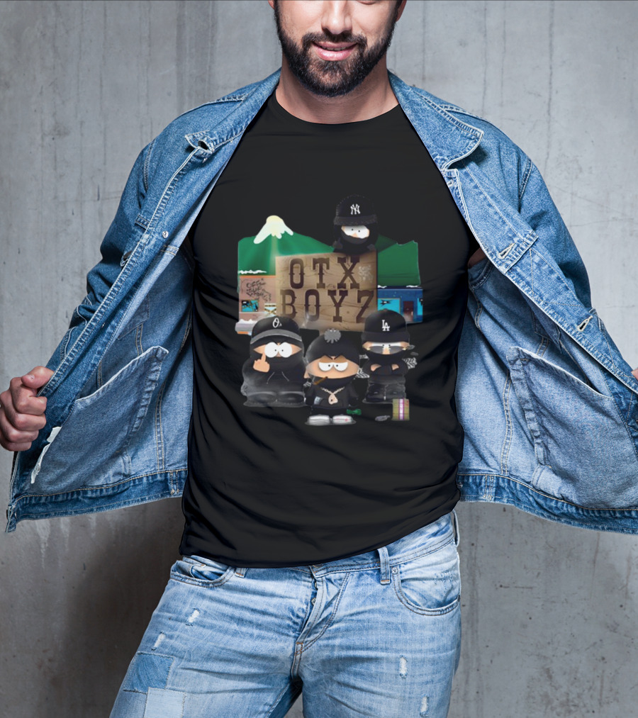 OTX Boyz South Park Parody Yankees Dodgers Mashup T-Shirt