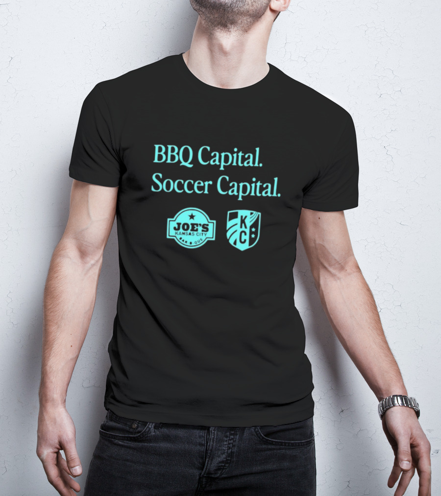 BBQ Capital Soccer Capital Joe's Kansas City KC T-Shirt