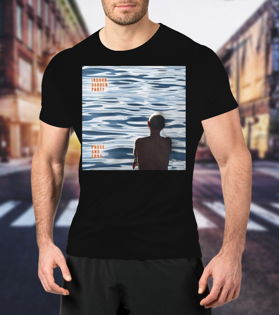 Russell Crowe Indoor Garden Party Prose And Cons Water Reflection T-Shirt