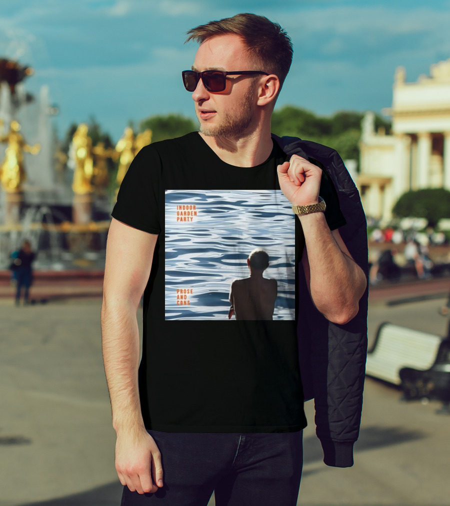 Russell Crowe Indoor Garden Party Prose And Cons Water Reflection T-Shirt