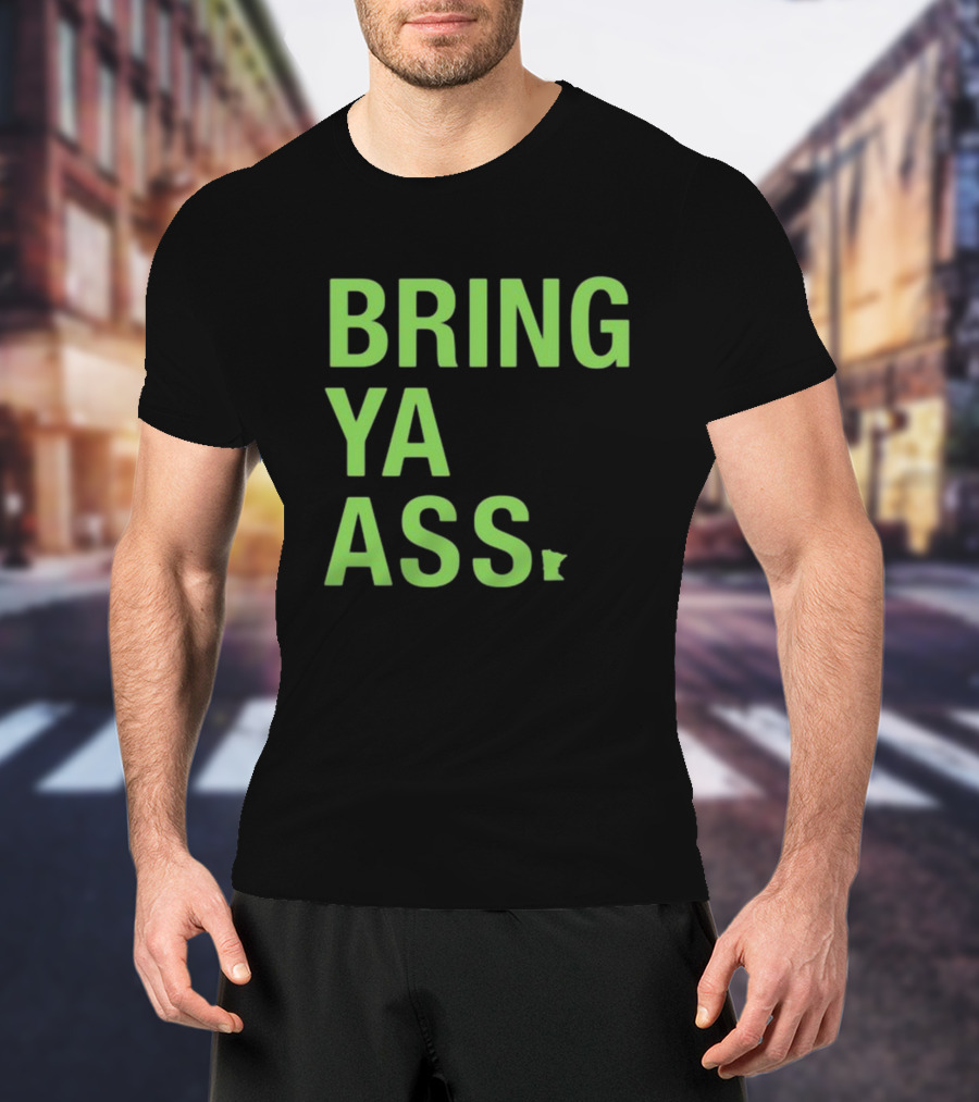 Bring Ya Ass Sota Clothing Minnesota State Outline T-Shirt