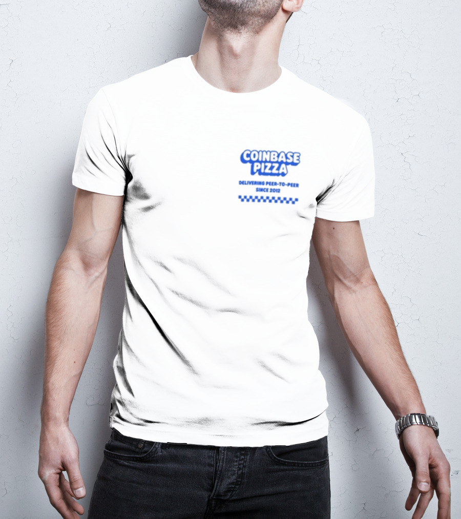 COINBASE PIZZA DELIVERING PEER-TO-PEER SINCE 2010 T-Shirt