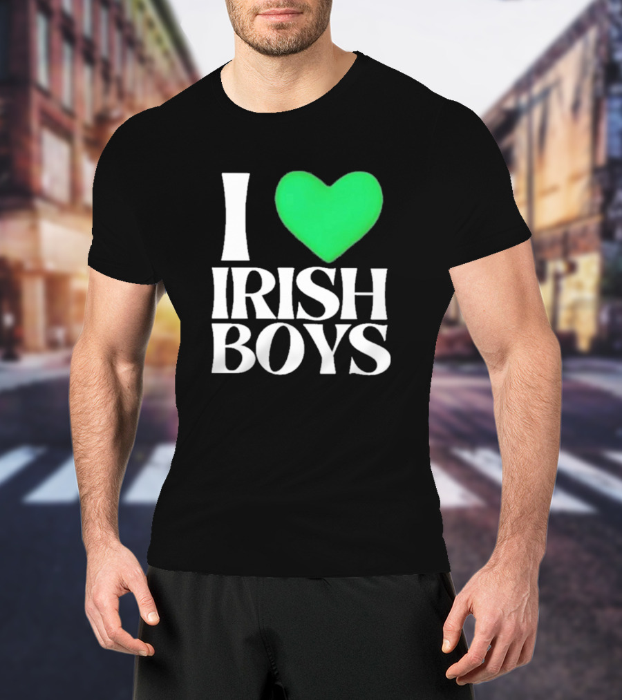 I Heart Irish Boys St. Patrick's Day Love T-Shirt