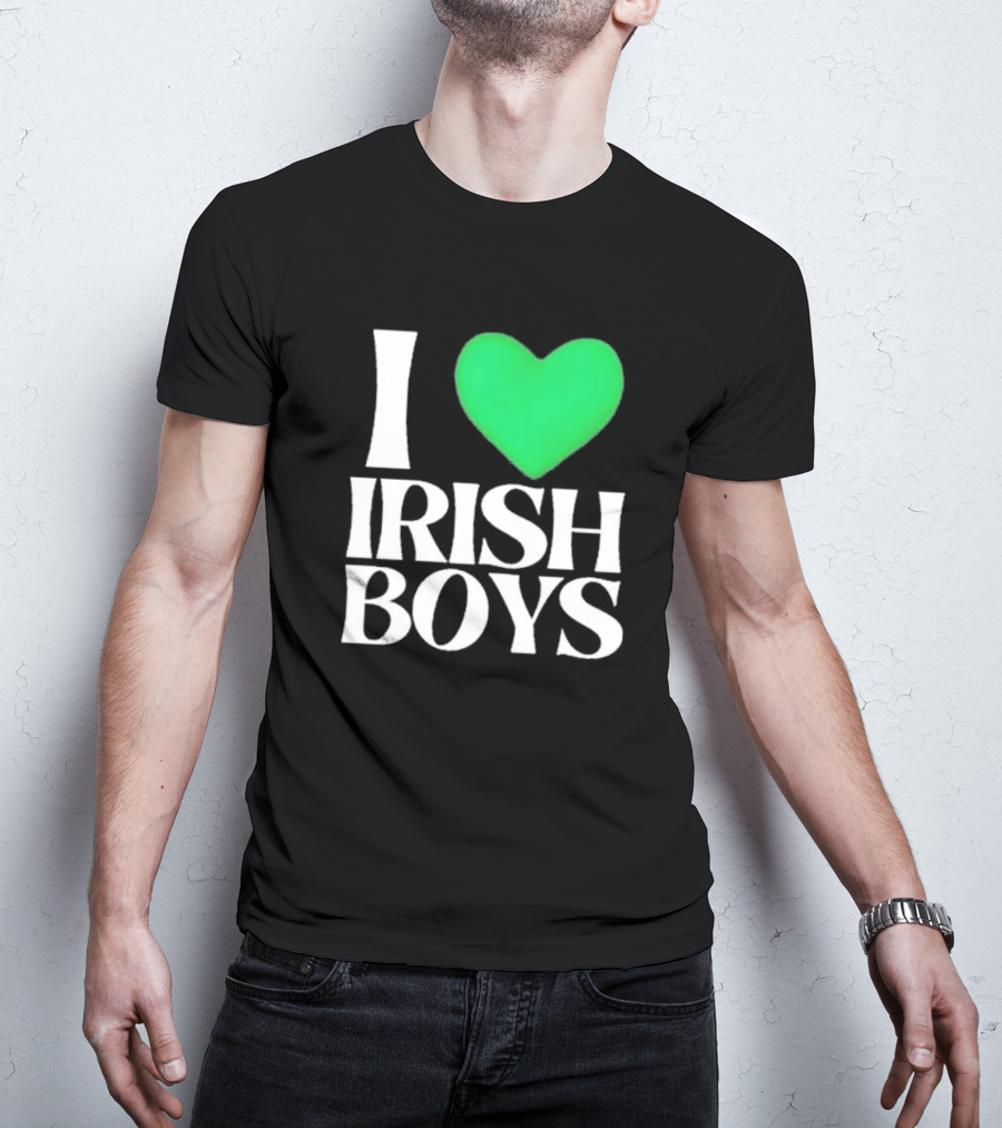 I Heart Irish Boys St. Patrick's Day Love T-Shirt