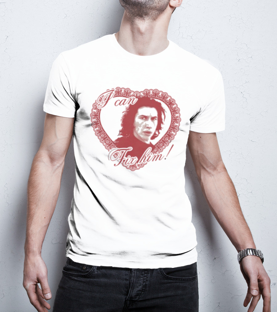 I Can Fix Him Kylo Ren Heart Frame T-Shirt