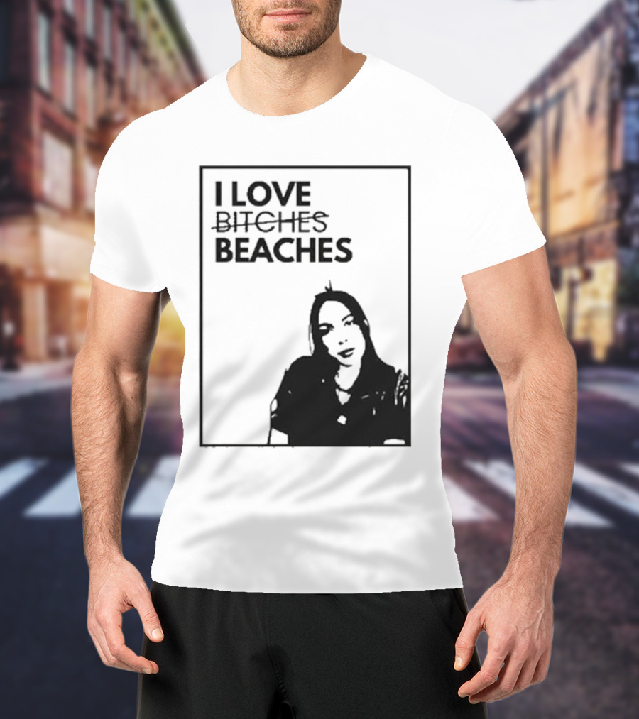 Charlotte I Love Beaches Image T-Shirt