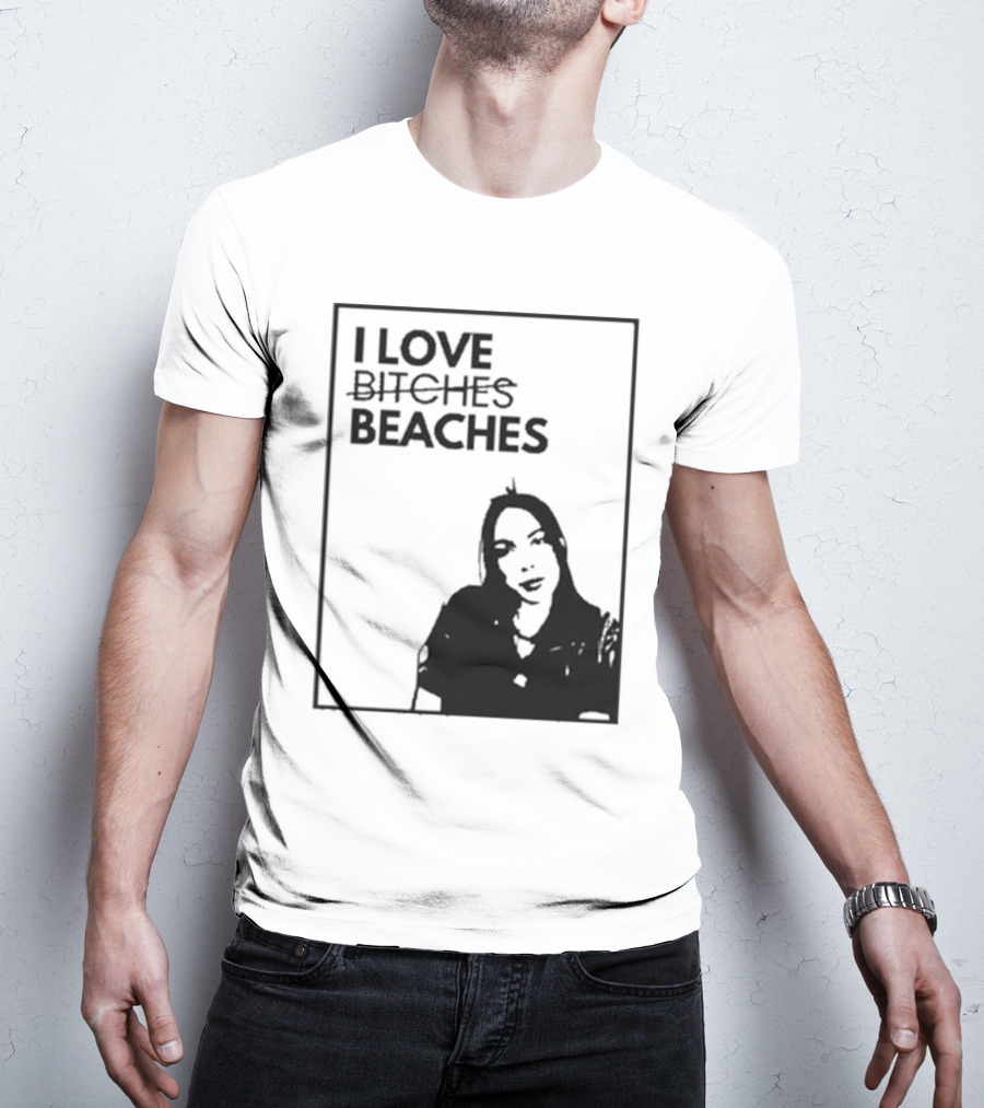 Charlotte I Love Beaches Image T-Shirt