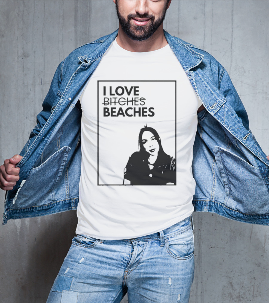 Charlotte I Love Beaches Image T-Shirt