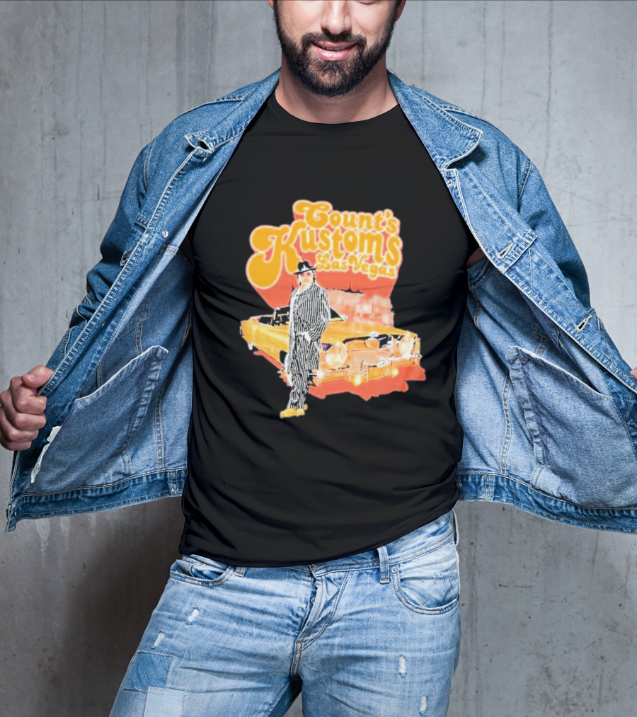 Count’s Kustoms Superfly Cadillac Eldorado Las Vegas Strip T-Shirt
