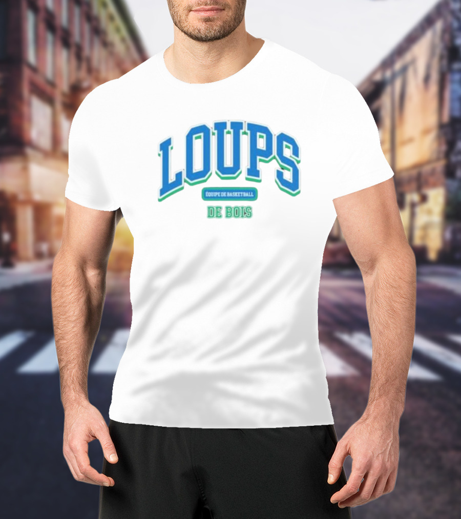 Loups Équipe De Basketball De Bois Rudy Gobert T-Shirt