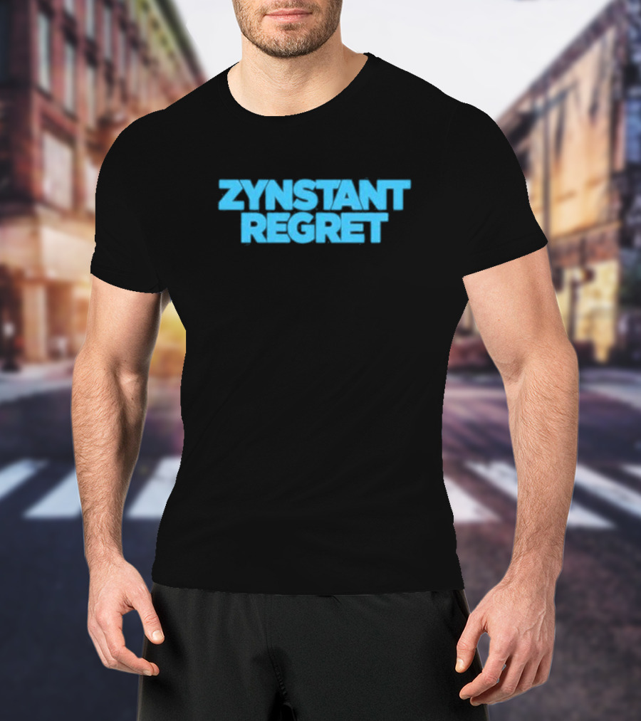 Zynstant Regret Bold Minimalist Humor T-Shirt