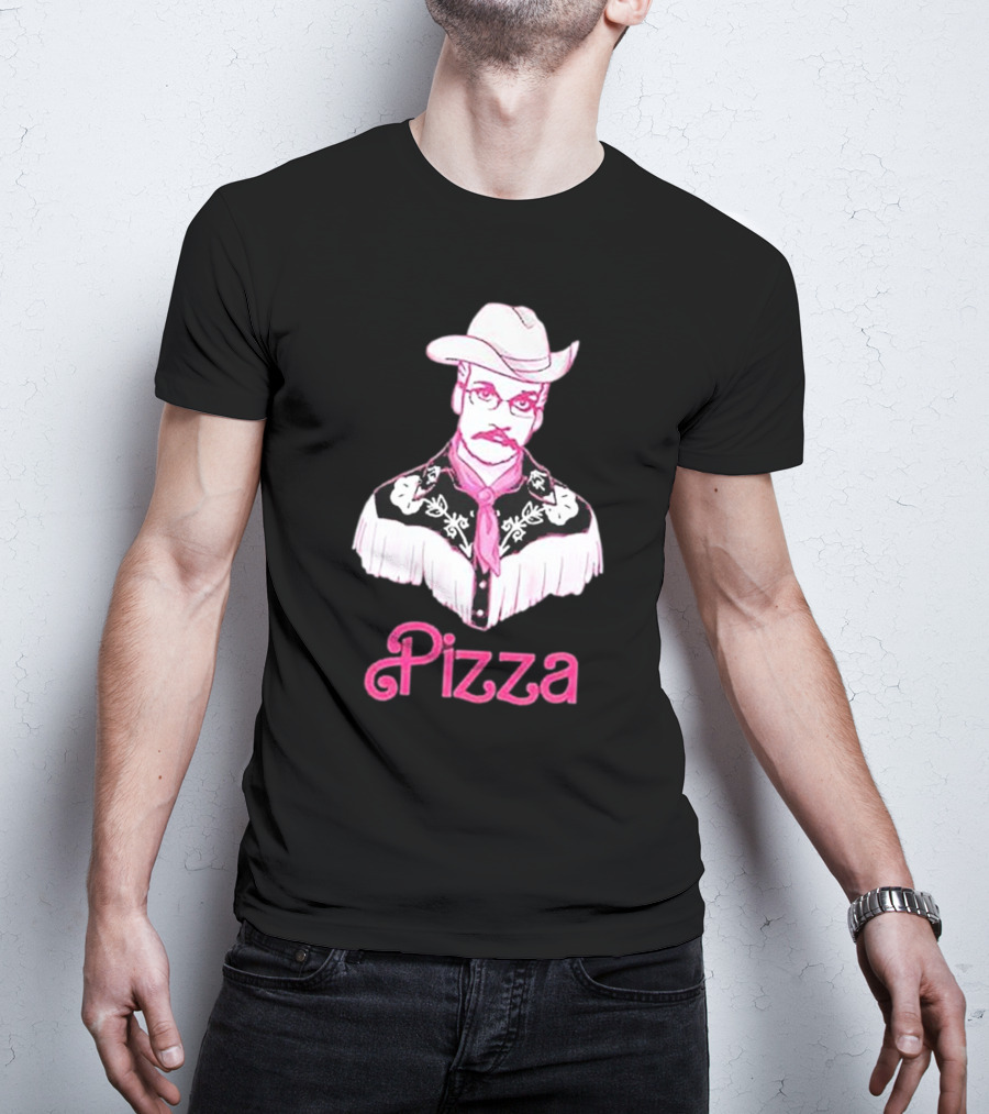John Green He's Just Cowboy Pizza T-Shirt