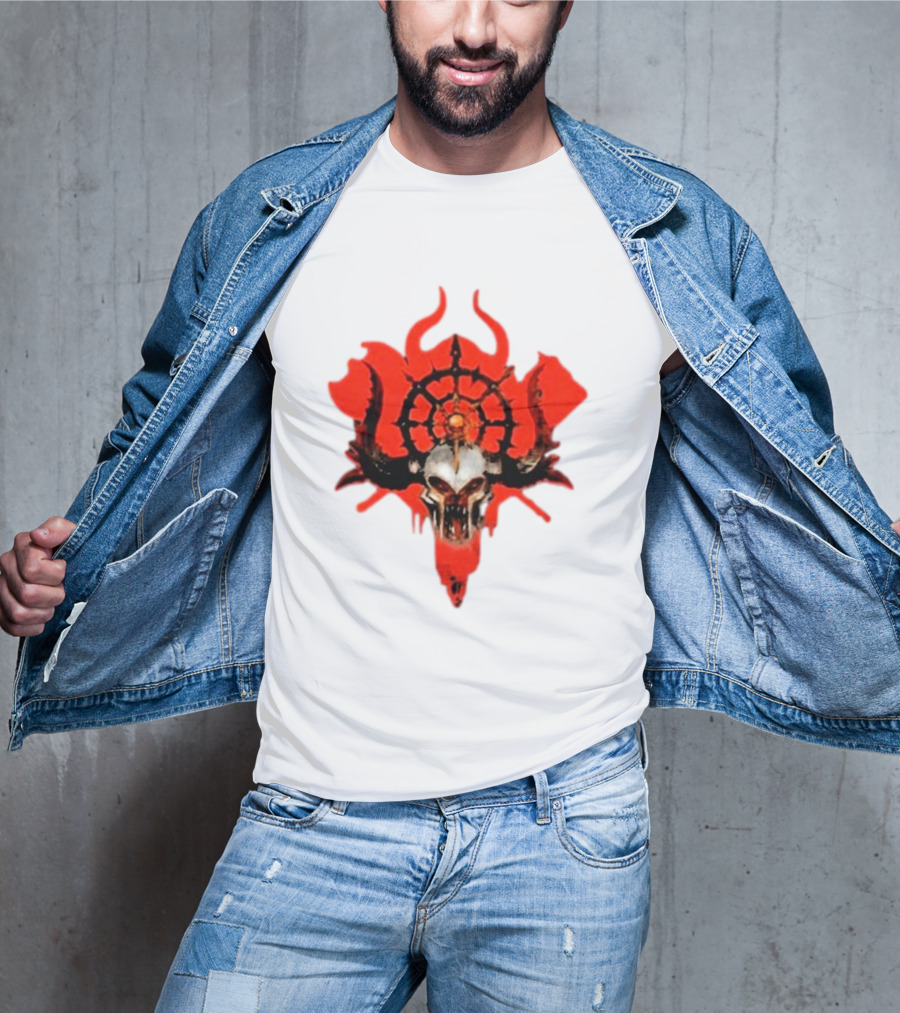 Slaves To Darkness Ravagers Skull And Chaos T-Shirt