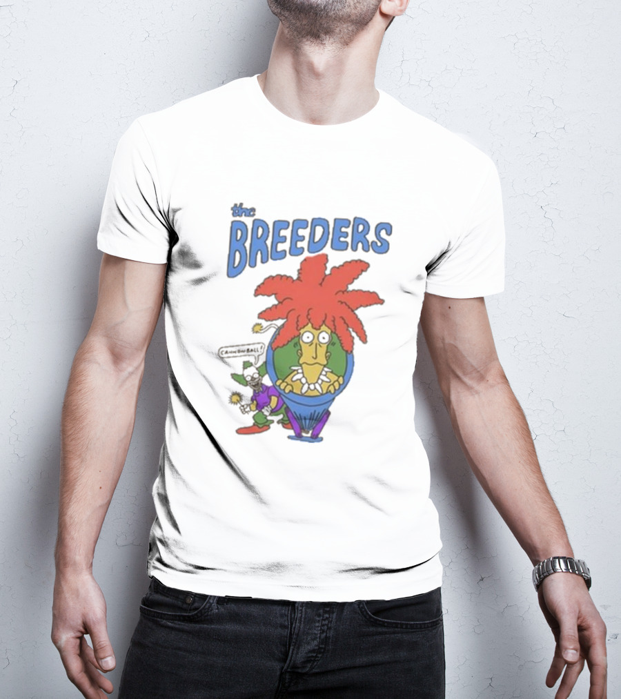 The Breeders I'm The Last Splash Cartoon Character With Red Hair In Vase T-Shirt