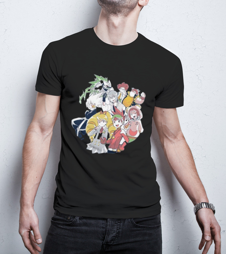 Mega Man Star Force Allies Heroes And Characters T-Shirt
