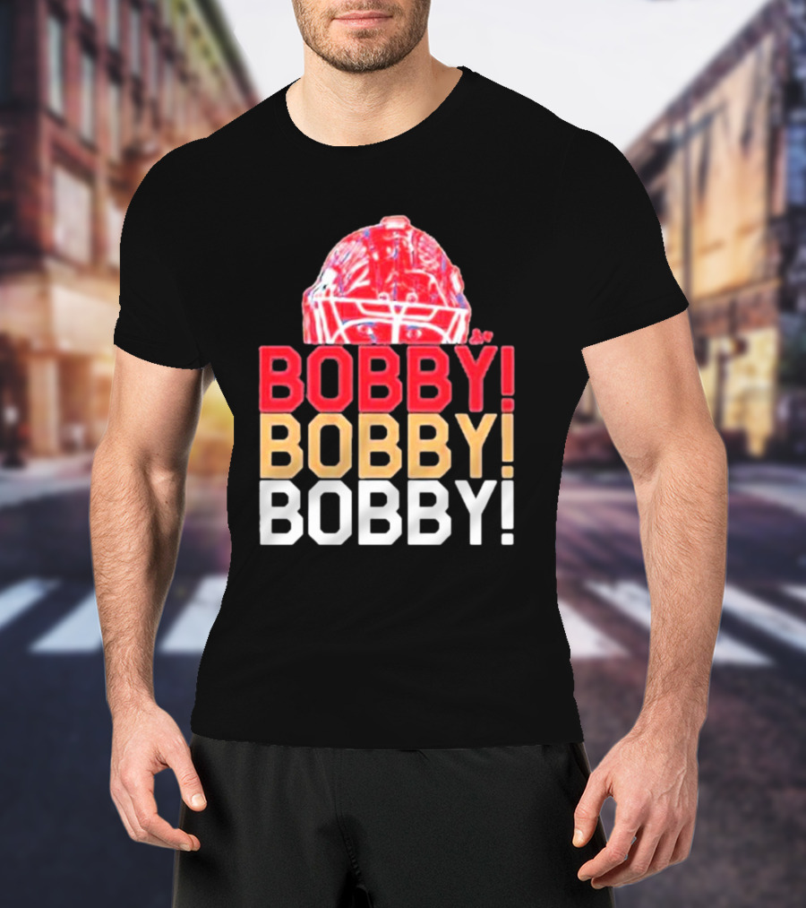 Bobby Chant Bobby Bobby Sergei Bobrovsky Hockey Helmet T-Shirt