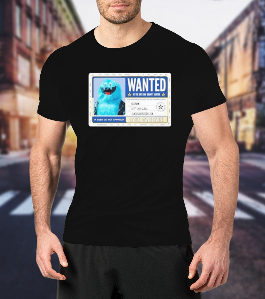 Dance Gavin Dance Wanted Gobby Rae King Bounty Hunter Sacramento T-Shirt