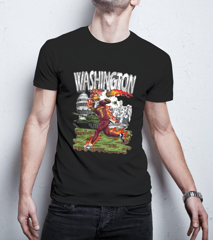 Washington Dark Horse JD X DH Football Capitol T-Shirt
