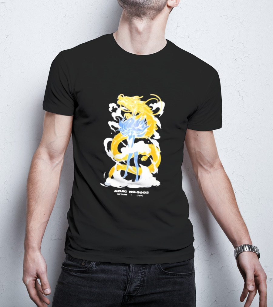 Azuki No 3602 Nxtlabs Girl And Dragon Fantasy T-Shirt