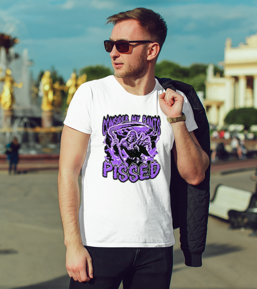 Consider My Pants Pissed Grim Reaper Halloween Horror T-Shirt