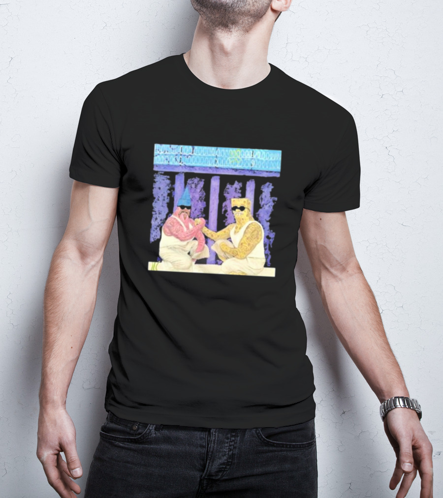 Mi Riqueza Ariel Camacho Greek Style Illustrative Scene T-Shirt
