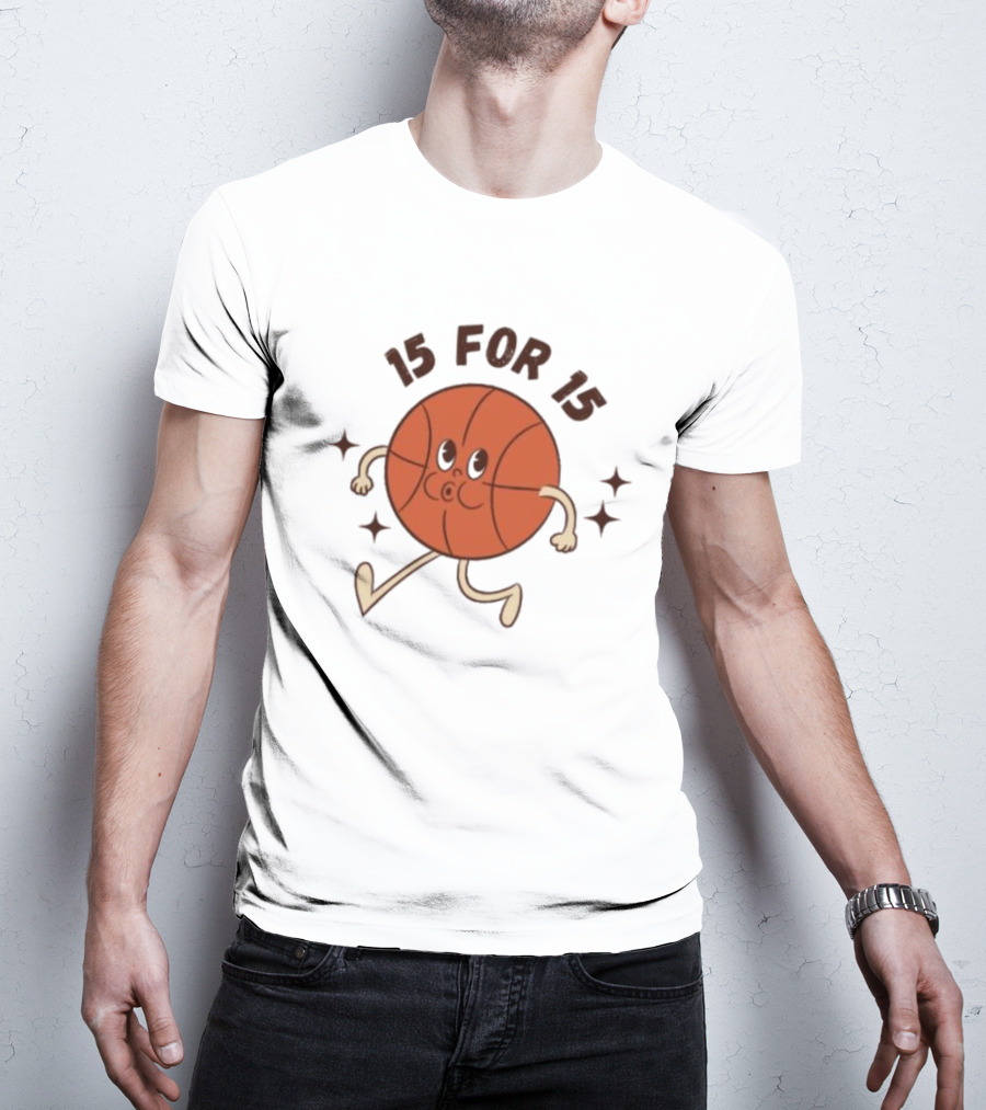 15 For 15 Basketball T-Shirt