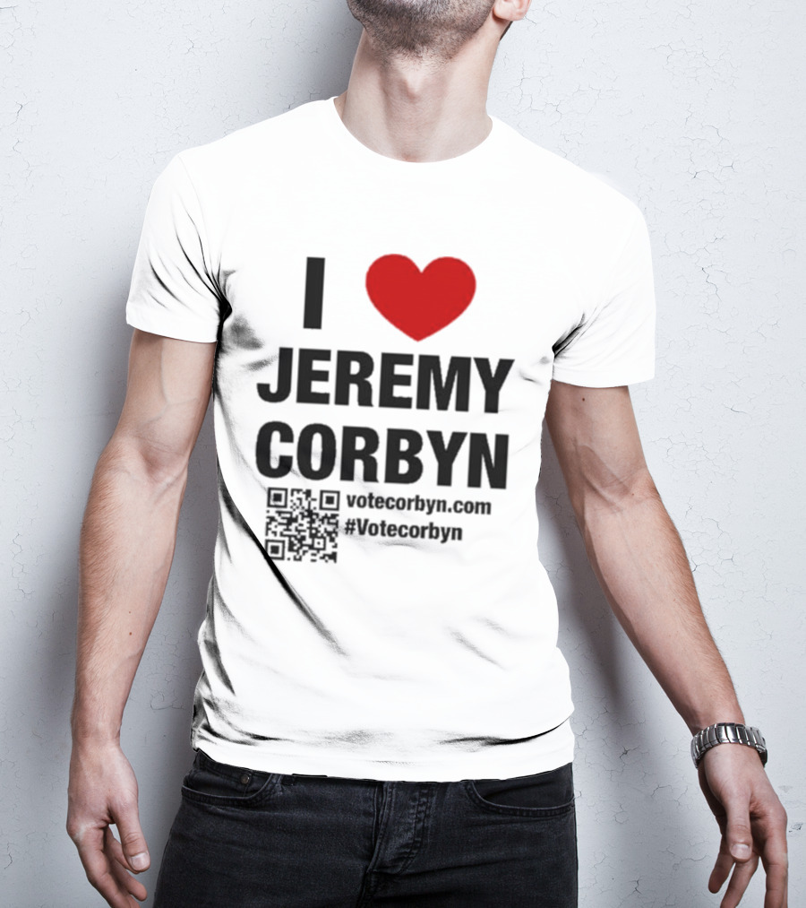 I Love Jeremy Corbyn VoteCorbyn.com #VoteCorbyn T-Shirt