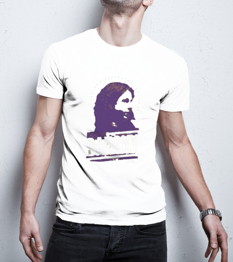 Dansky Purple Silhouette With Stars T-Shirt