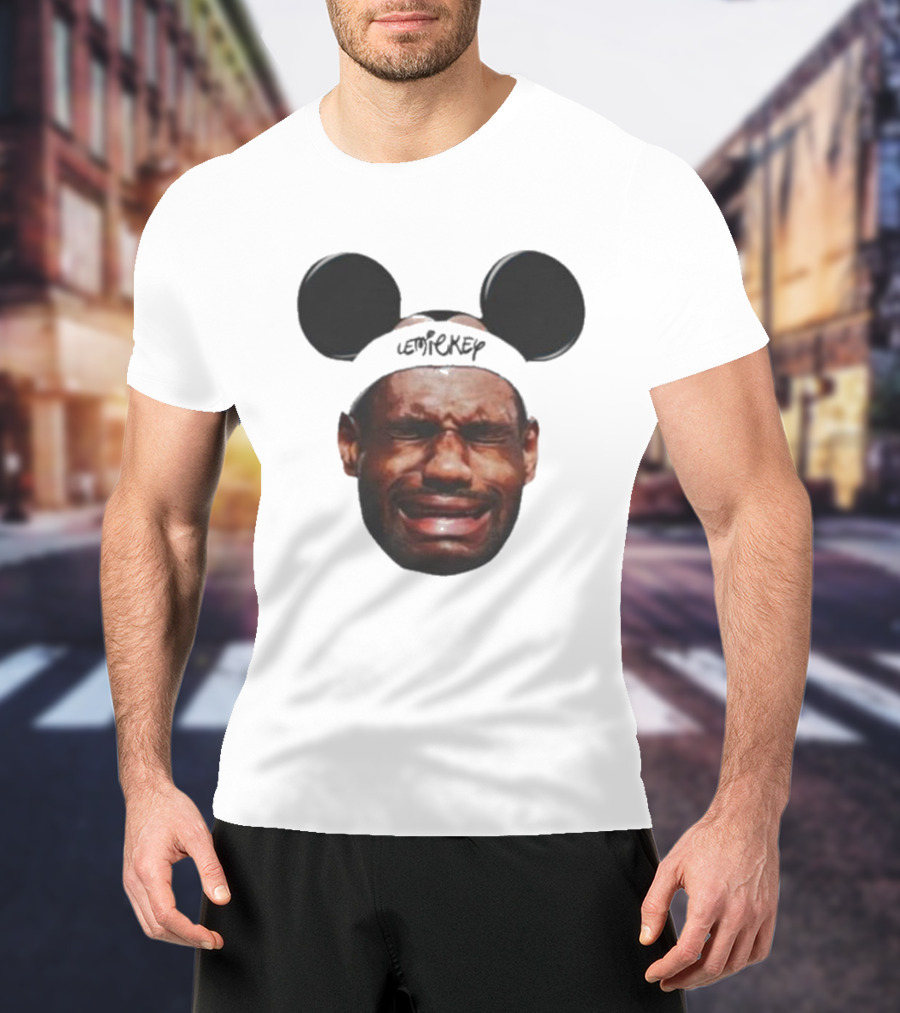 Lebron James Lemickey Crying Meme T-Shirt