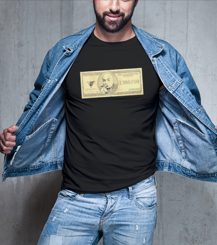 One Million Dollars Meme Money Funny Parody Bill T-Shirt