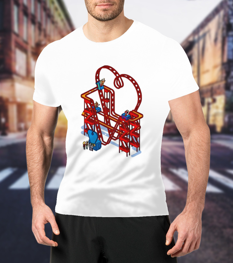 James Marriott Are We There Yet Roller Coaster Construction Fun Adventure T-Shirt