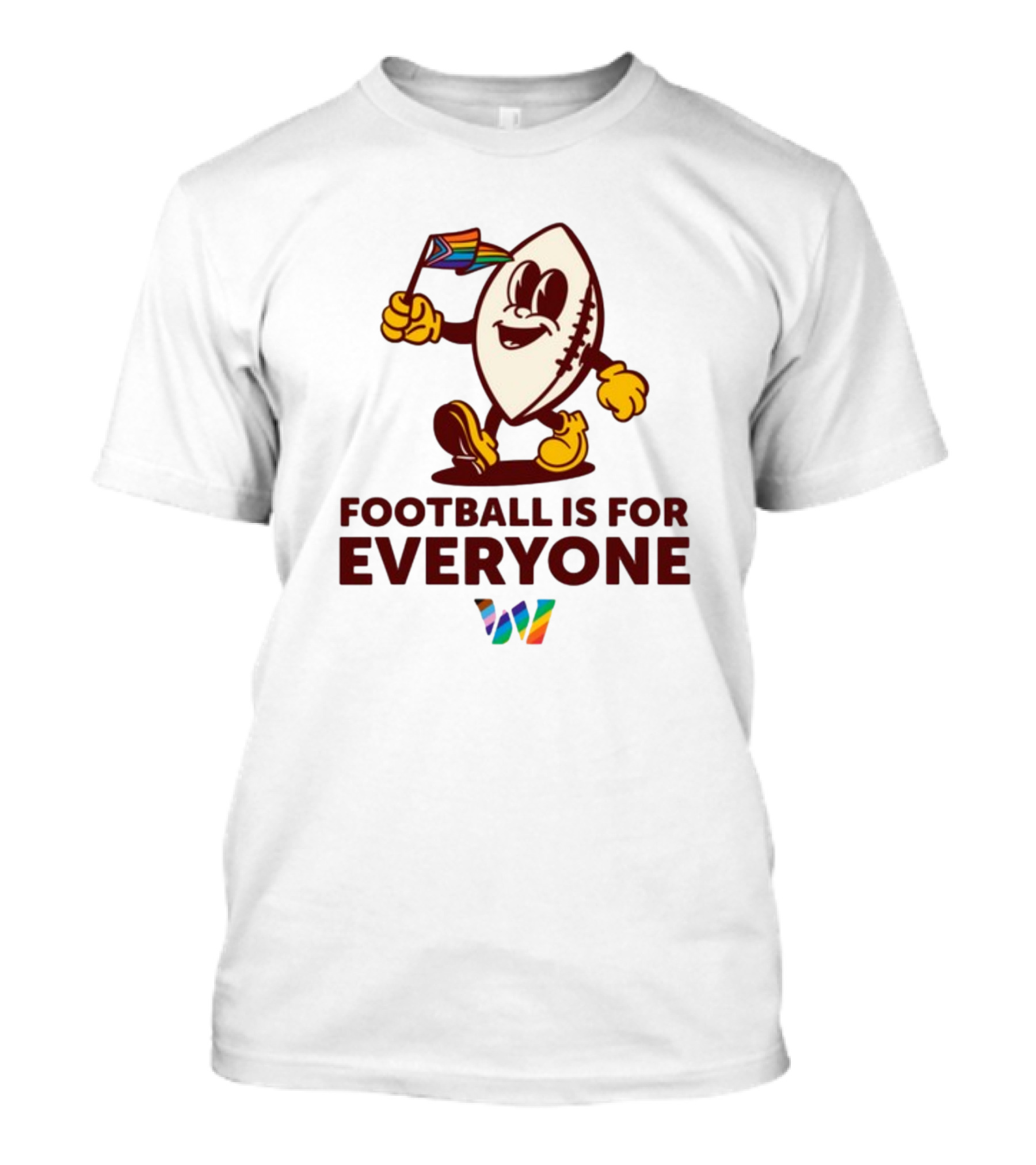 Washington Football Is For Everyone Pride T-Shirt