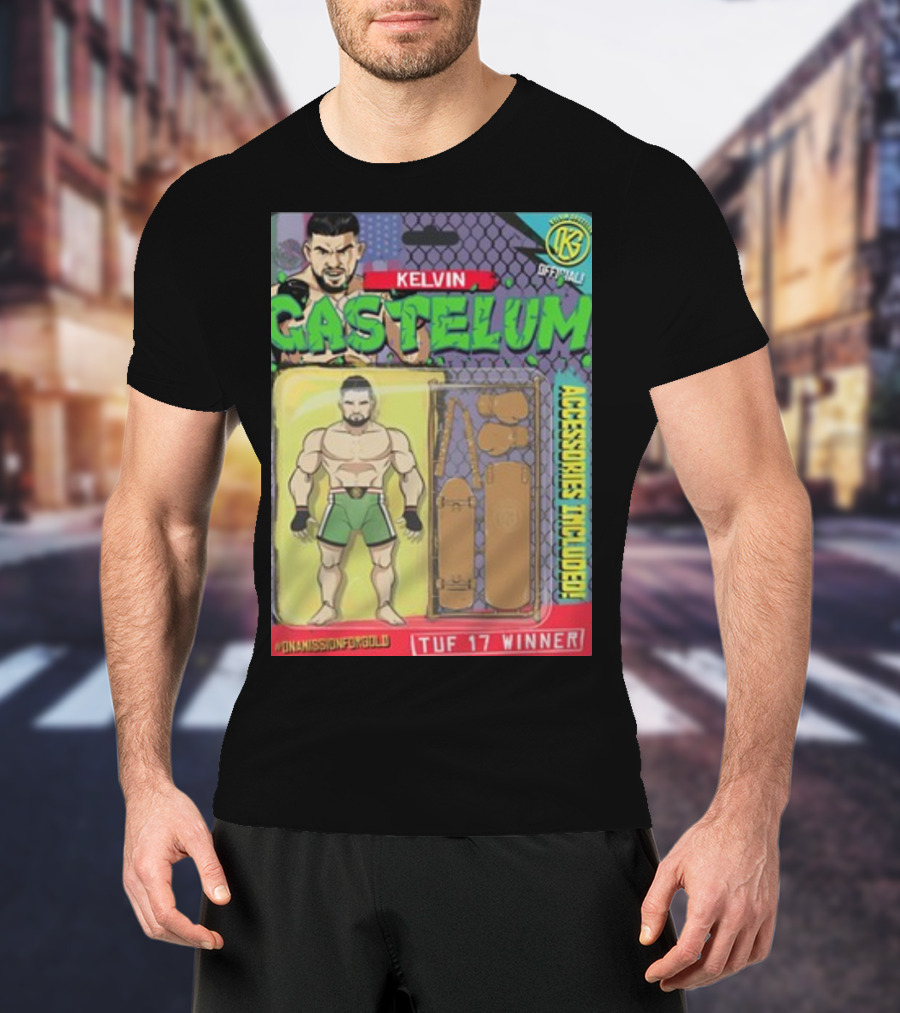 Kelvin Gastelum OnMissionForGold TUF 17 Winner Accessories Included T-Shirt