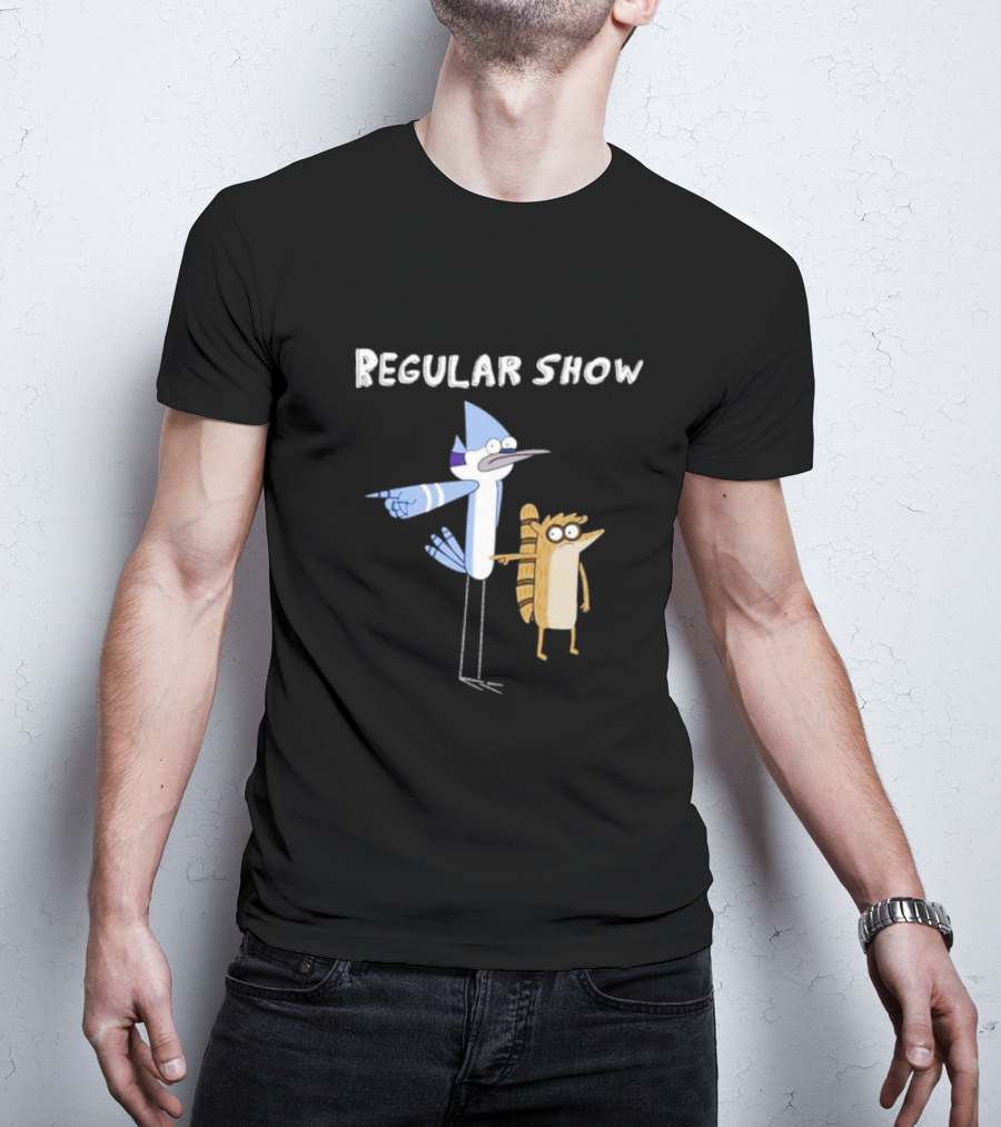 Regular Show Mordecai And Rigby Characters T-Shirt