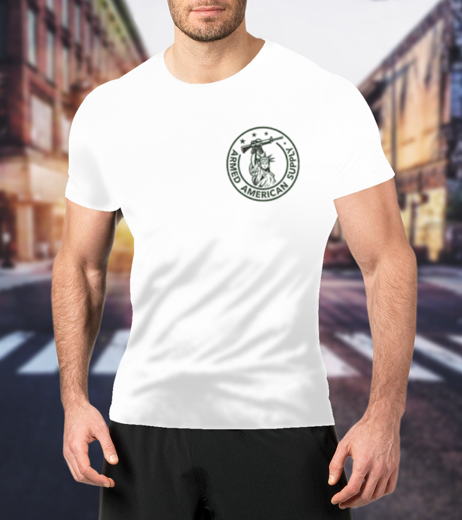 Armed American Supply I Can't Do Both Liberty T-Shirt