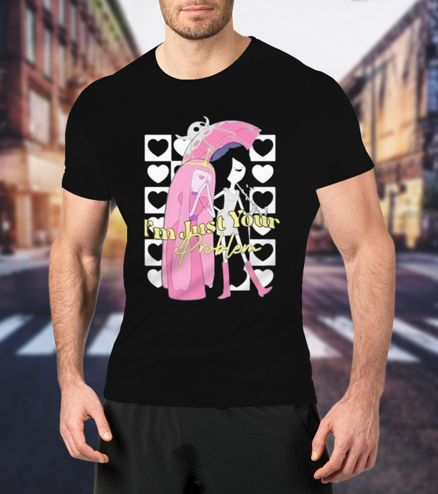 I'm Just Your Problem Adventure Time Heart Umbrella T-Shirt